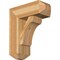 Ekena Millwork Legacy Craftsman Rough Sawn Bracket w/ Offset Brace, Western Red Cedar, 8"W x 20"D x 24"H BKT0806X20X24LEC04RWR - alternate 1